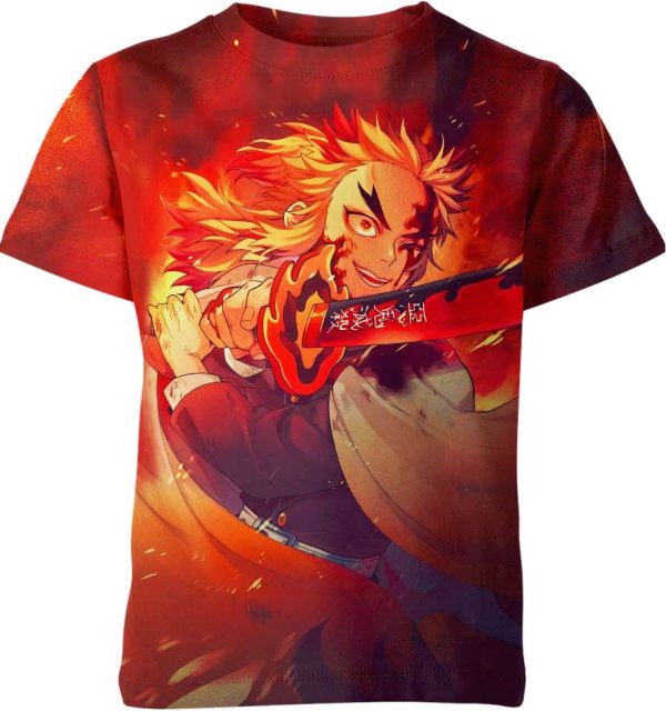 Kyojuro Rengoku From Demon Slayer Shirt Jezsport.com