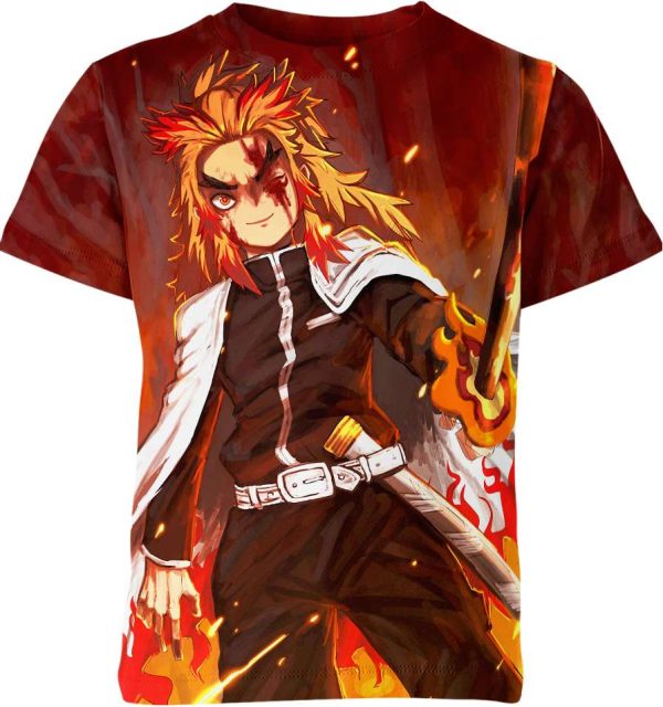 Kyojuro Rengoku From Demon Slayer Shirt Jezsport.com