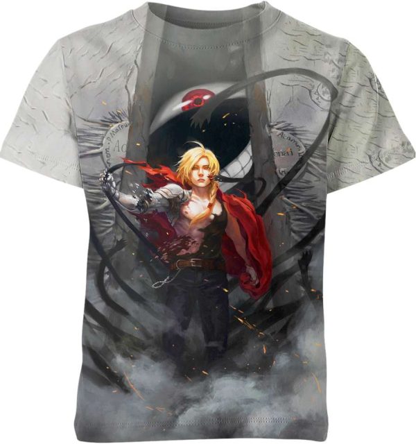 Edward Elric And Alphonse Elric From Fullmetal Alchemist Shirt Jezsport.com