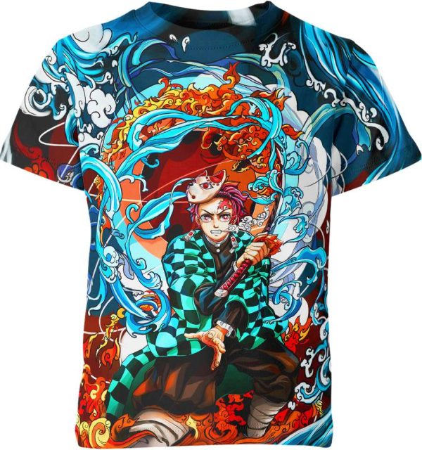 Tanjiro Kamado From Demon Slayer Shirt Jezsport.com