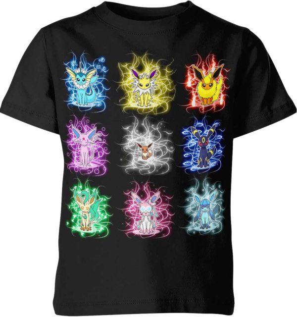 Eevee Evolutions From Pokemon Shirt Jezsport.com