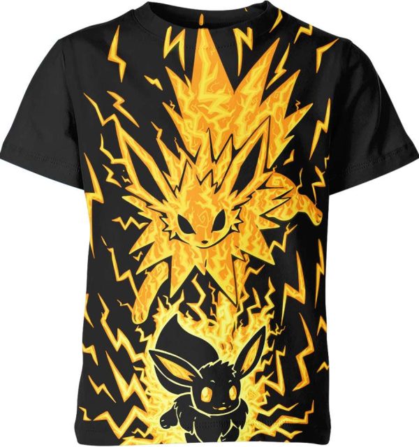 Jolteon Eevee From Pokemon Shirt Jezsport.com