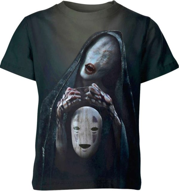 No Face In Spirited Away From Studio Ghibli Shirt Jezsport.com