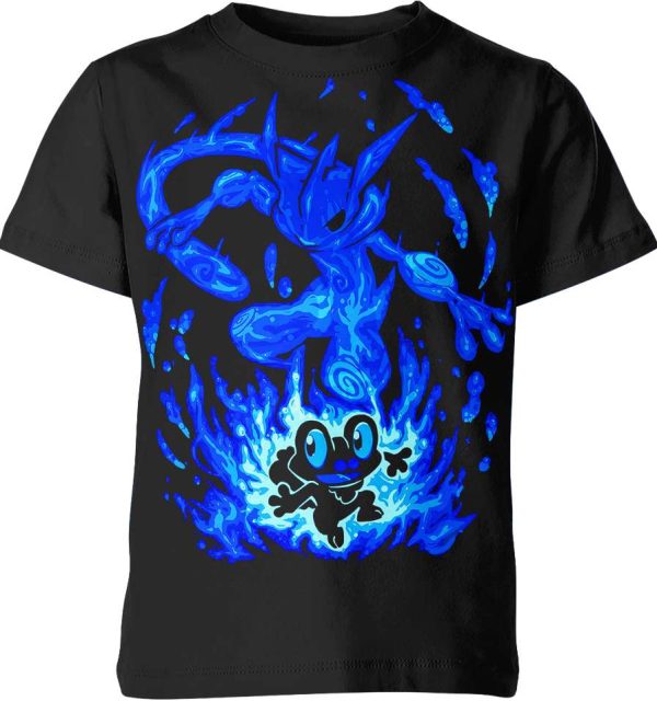 Froakie And Greninja From Pokemon Shirt Jezsport.com