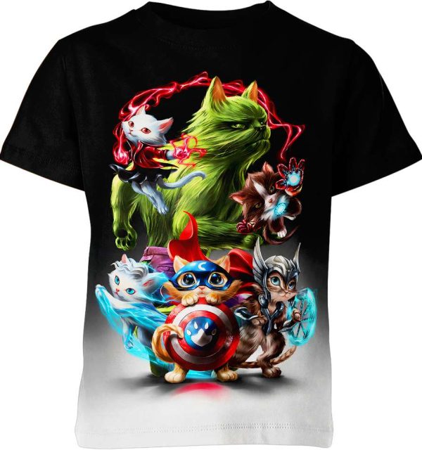 Cat Avengers Marvel Shirt Jezsport.com