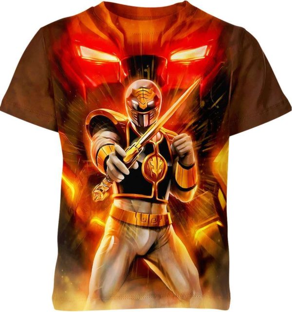 White Ranger from Power Rangers Shirt Jezsport.com