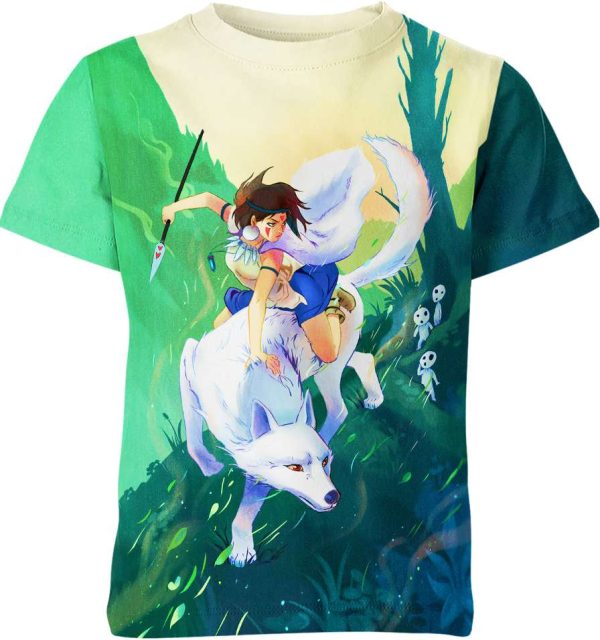 San In Princess Mononoke From Studio Ghibli Shirt Jezsport.com