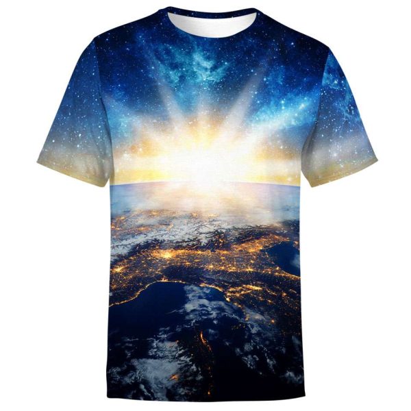 Earth And Galaxy Shirt Jezsport.com