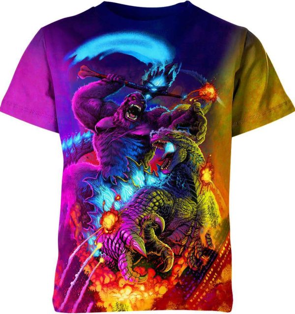 King Kong Vs Godzilla Shirt Jezsport.com