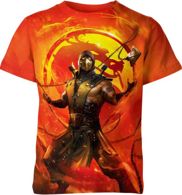 Scorpion From Mortal Kombat Shirt Jezsport.com