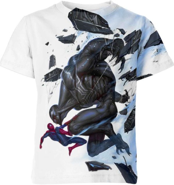 Venom vs Spider Man Shirt Jezsport.com