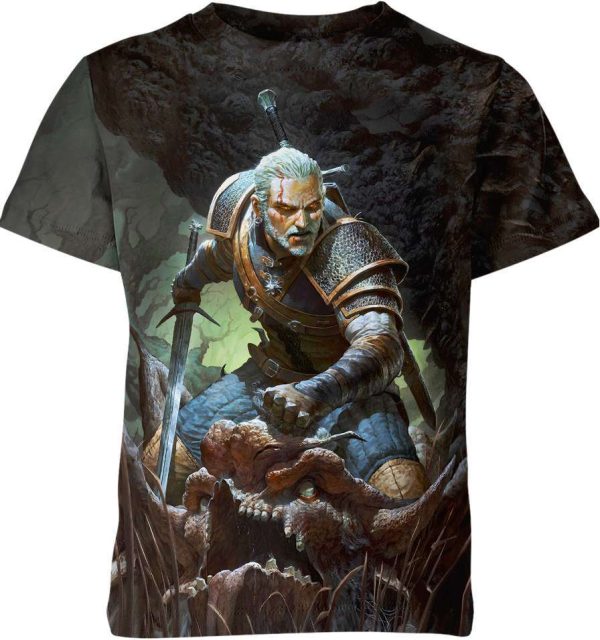 Geralt Of Rivia From The Witcher Shirt Jezsport.com