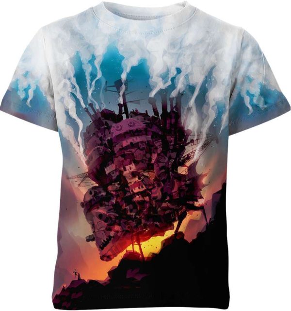 Howl's Moving Castle From Studio Ghibli Shirt Jezsport.com