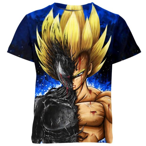 Venom X Vegeta From Dragon Ball Z Shirt Jezsport.com