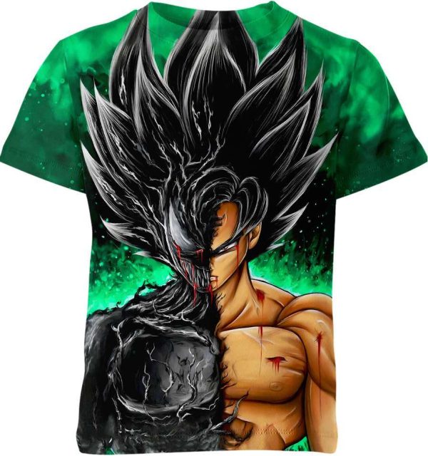 Venom X Son Goku From Dragon Ball Z Shirt Jezsport.com