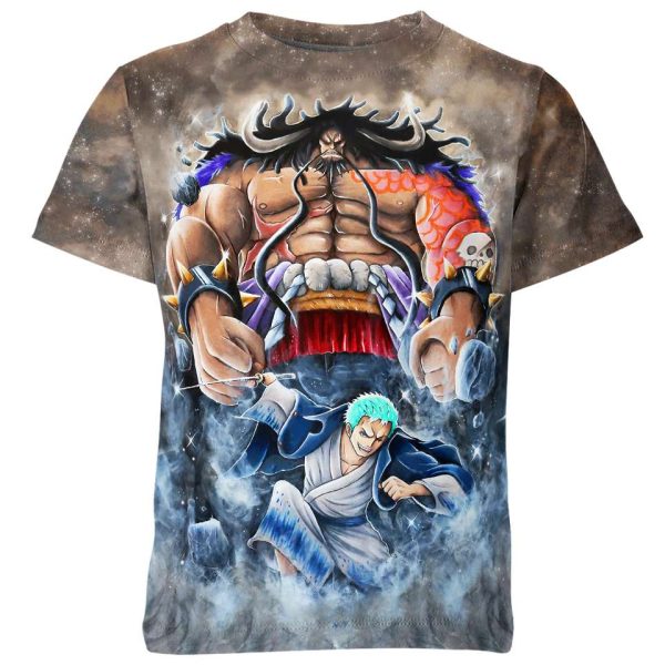 Zoro And Kaido From One Piece Shirt Jezsport.com