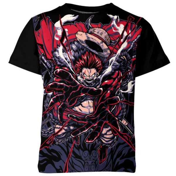 Monkey D Luffy Gear 4 One Piece Shirt Jezsport.com