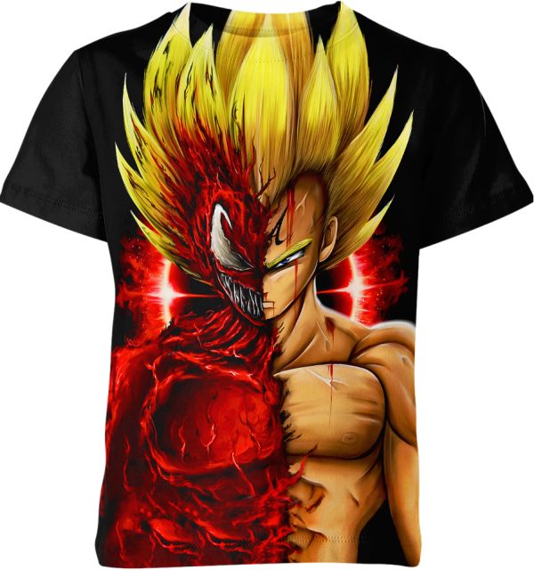 Carnage X Vegeta From Dragon Ball Z Shirt Jezsport.com