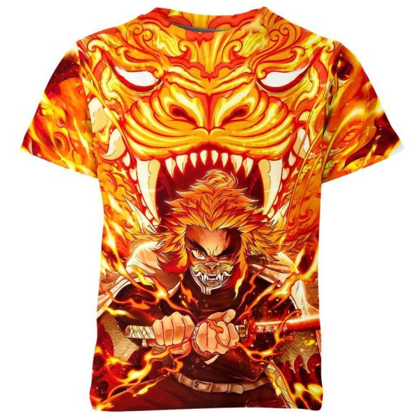 Kyojuro Rengoku From Demon Slayer Shirt Jezsport.com