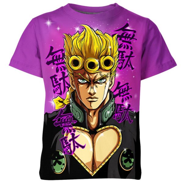 Giorno Giovanna From Jojo's Bizarre Adventure Shirt Jezsport.com