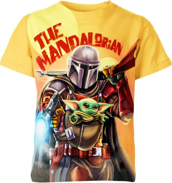 Yoda And Mandalorian From Star Wars Shirt Jezsport.com