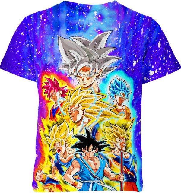 Son Goku From Dragon Ball Z Shirt Jezsport.com