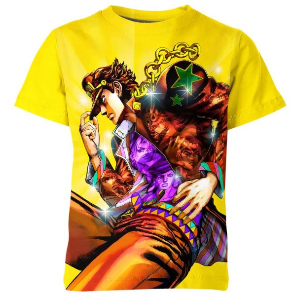 Jotaro Kujo From Jojo'S Bizarre Adventure Shirt Jezsport.com