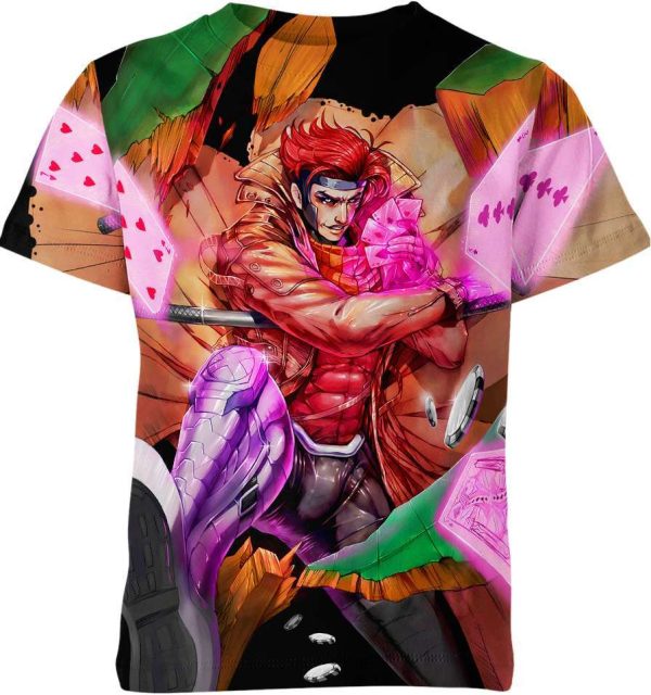 Gambit From X-Men Marvel Heroes Shirt Jezsport.com