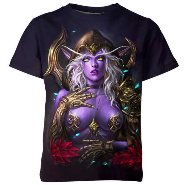 Sylvanas Windrunner From Dota World Of Warcraft Shirt Jezsport.com