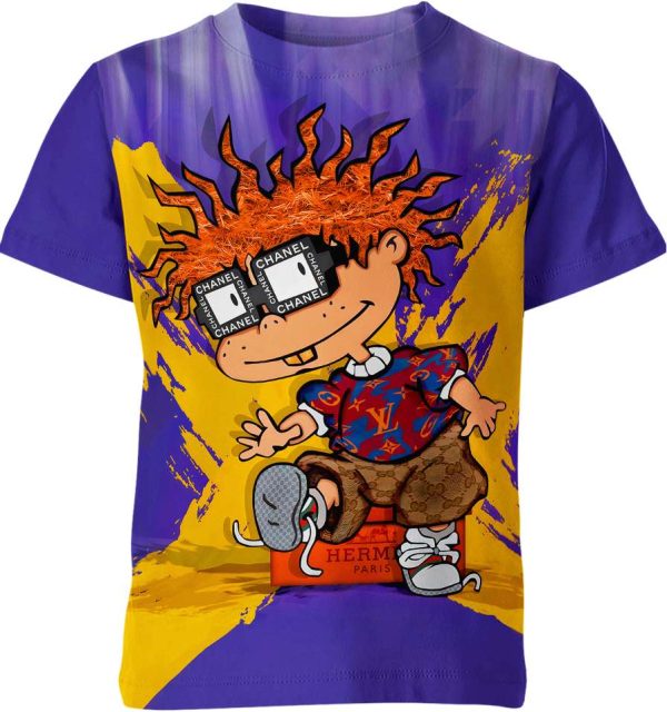 Chuckie Finster From Rugrats Chanel Shirt Jezsport.com