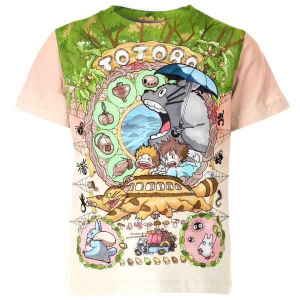 Totoro From Studio Ghibli Shirt Jezsport.com