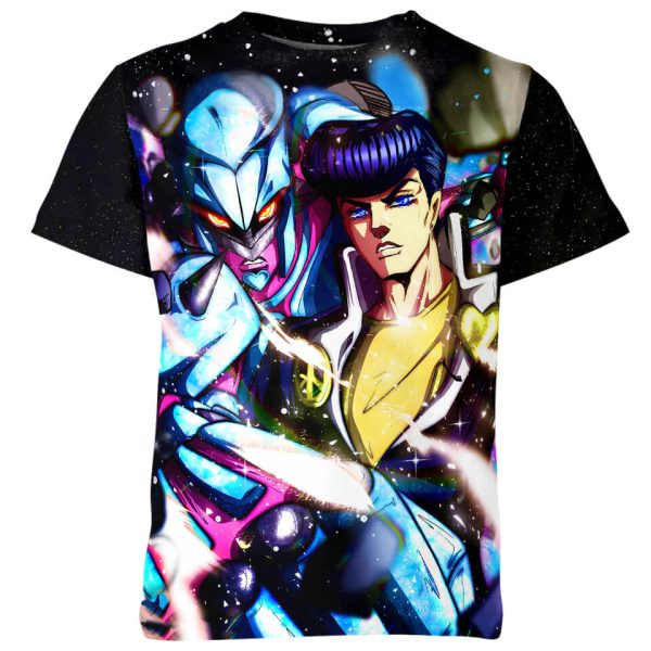 Josuke Higashikata And Crazy Diamond From Jojo'S Bizarre Adventure Shirt Jezsport.com