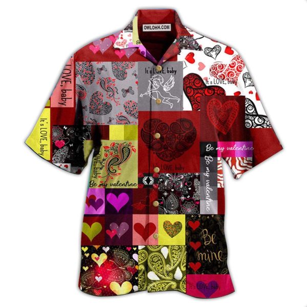 Women's Day, Valentine Gift Beautiful Heart Paisley - Hawaiian Shirt Jezsport.com