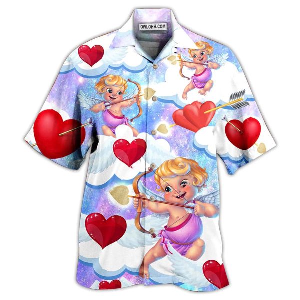 Women's Day, Valentine Gift Love Cupid - Hawaiian Shirt Jezsport.com