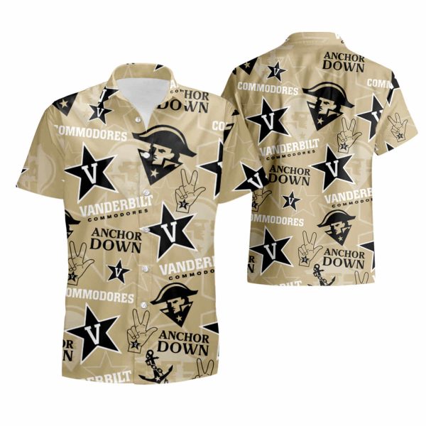 Vanderbilt Commodores Hawaiian Shirt summer shirt Jezsport.com