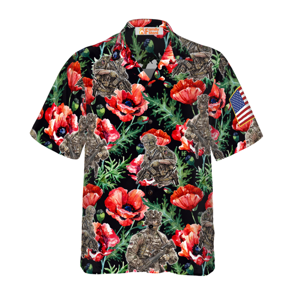 Veteran Less We Forget Hawaiian Shirt Jezsport.com