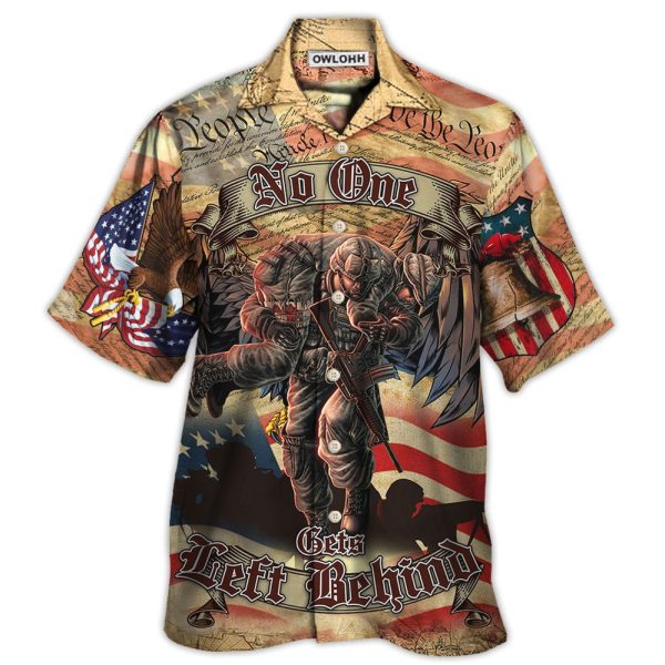 Veteran Cool No One Left Behind Cool And Classic Style - Hawaiian Shirt Jezsport.com