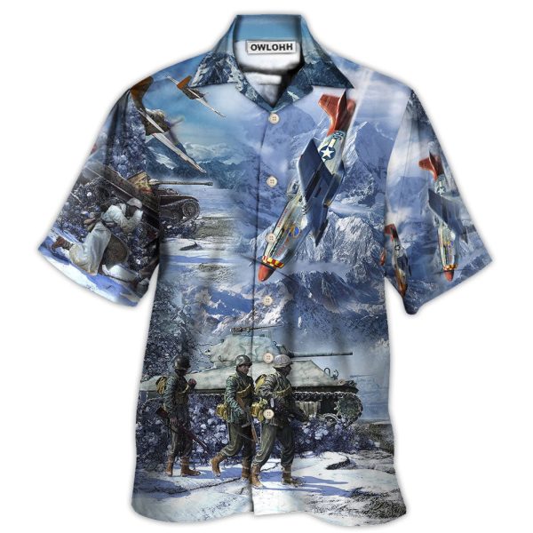 Veteran Only The Dead Have Seen The End Of War With Ice Snow - Hawaiian Shirt Jezsport.com