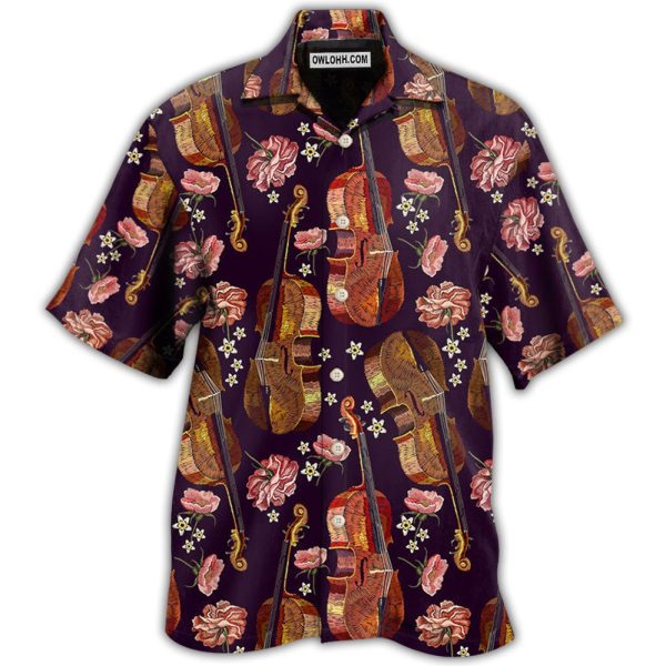 Violin Music Floral Classic - Hawaiian Shirt Jezsport.com