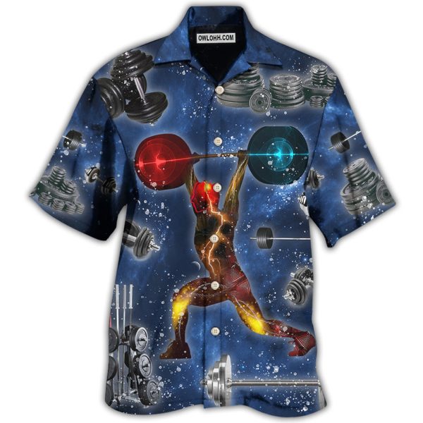 Weightlifting Power Galaxy - Hawaiian Shirt Jezsport.com