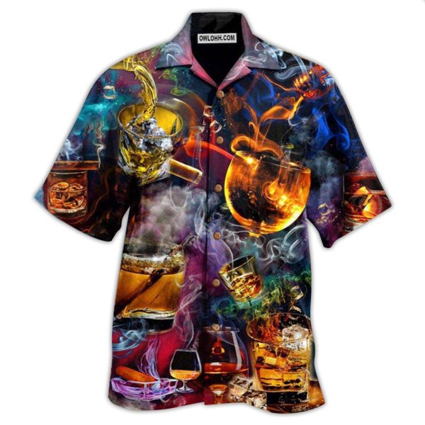 Wine Enjoy Special Drink At Night - Hawaiian Shirt Jezsport.com