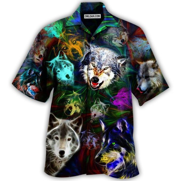 Wolf Brave Wolves - Hawaiian Shirt Jezsport.com