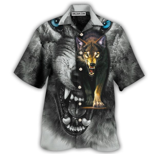 Wolf Quitting Is Not - Hawaiian Shirt Jezsport.com