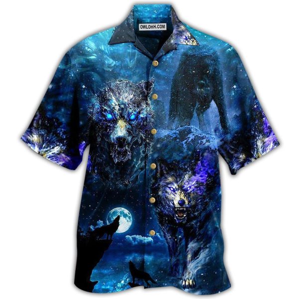 Wolf What Doesn't Kill Me Better Run Fast - Hawaiian Shirt Jezsport.com