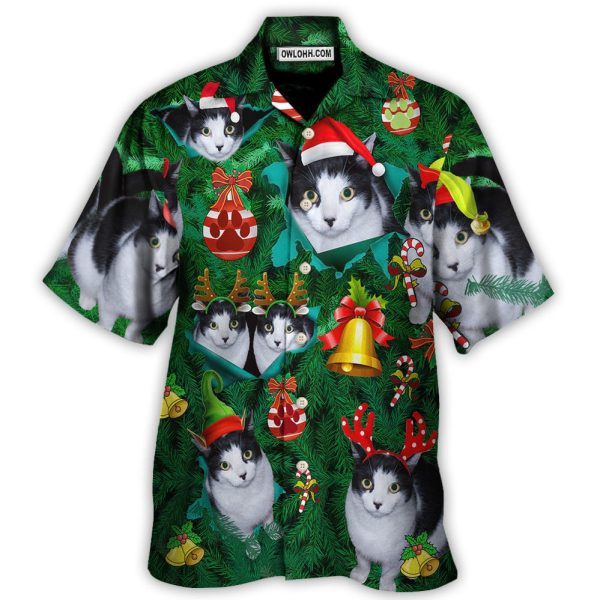 Cat Lovely Cat Christmas - Hawaiian Shirt Jezsport.com