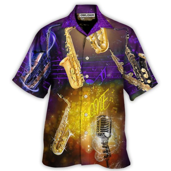 Saxophone Music All Night For Only You - Hawaiian Shirt Jezsport.com