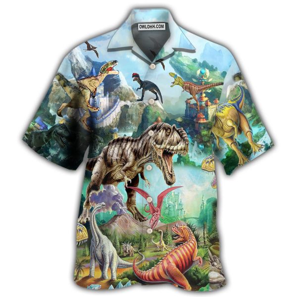 Jurassic Park Dinosaur World Summer Sky Cool - Hawaiian Shirt Jezsport.com