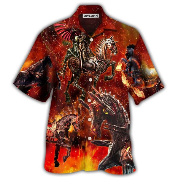 Horse Knight Horse Armor - Hawaiian Shirt Jezsport.com