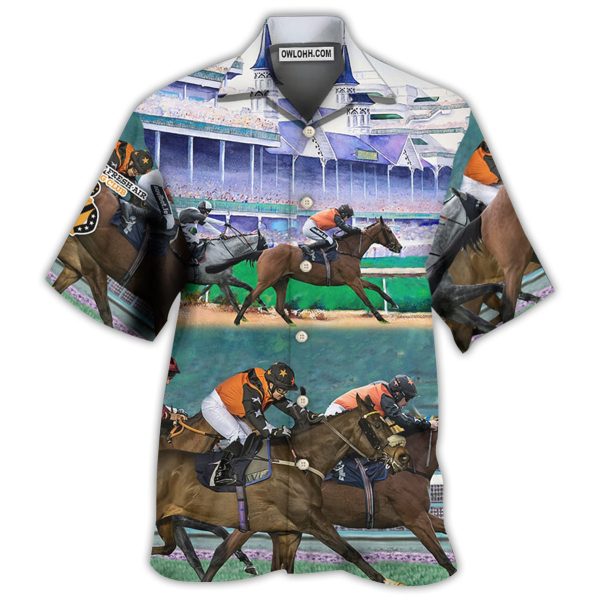 Horse Racing So Cool - Hawaiian Shirt Jezsport.com