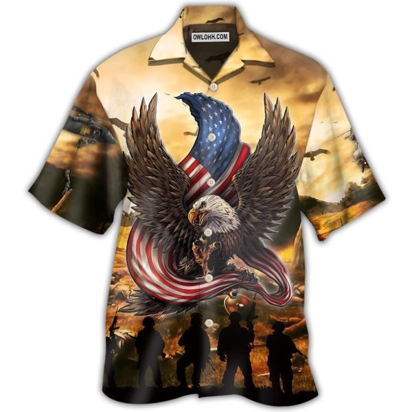 Veteran Honor The Fallen With Eagle - Hawaiian shirt Jezsport.com